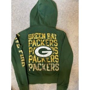 RARE VS PINK Green Bay Packers Bling Hoodie